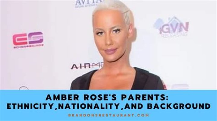 Amber Rose Parents: A Comprehensive Exploration of Her Family Background