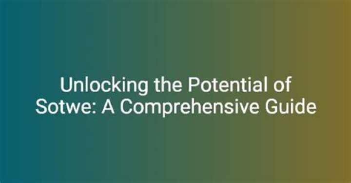 Unveiling the Potential of SOTWE: A Comprehensive Guide